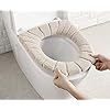 Taosheng Badkamer Toilet Seat Vulling Zachte Warmer Mat Cover Pad Kussen Stoelhoezen (Kleur: Zoals getoond)