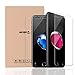iPhone 7 Plus Screen Protector, MoboZx [Premium 2 Pack] Bubble-Free, 9H Hardness with Oleophobic Coating, 0.3mm Real Tempered Glass Screen Protectors for Apple iPhone 7 Plus (Clear_0.3mm)