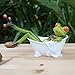 3D Creative Frog Figurine, Red Eyed Tree Frog Lying in The Bathtub, Novelty Frog Collectibles Funny Decor for Bathroom Home Desk