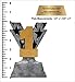 Decade Awards 1st Place Victory Trophy/First Place Silver V Award/Trophy | 7 Inch Tall