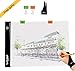 A4S Light Pad Diamond Painting Light Board Tracing Table Light Box Memory Function Led Drawing Board Artcraft Tattoo Copy Quilting Xray Pad w/Clips and Artist Glove