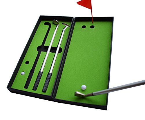 image for HOZZQ Golf Pen Set Mini Golf Balls Toy Desktop Golf Ball Pen Gift Set 