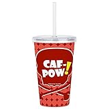 CafePress - Ncis Caf-Pow - Insulated Straw Cup, 20oz Acrylic Double-Wall Tumbler