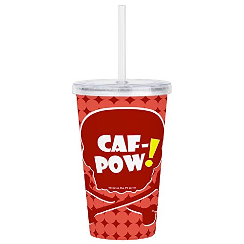 CafePress - Ncis Caf-Pow - Insulated Straw Cup, 20oz Acrylic Double-Wall Tumbler