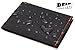 SlimFold Minimalist RFID Wallet - Thin, Durable, and Waterproof Guaranteed - Made in USA - MICRO Size Black with Orange Stitching