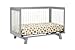 Babyletto Hudson 3-in-1 Convertible Baby Crib with Toddler Bed & Daybed Conversion - Strong, Durable & Easy to Assemble - GREENGUARD Gold Certified w/ 4 Adjustable Mattress Heights - Grey and White