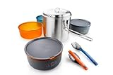 GSI Outdoors Glacier Stainless Dualist 245;Person Cookset