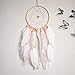 OFNMY Handmade Feathers Dream Catcher Pink Kids 6.3
