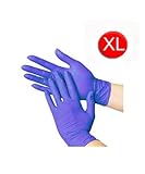 Blue Nitrile Disposable Gloves Powder Free Examination Glove 3.5 Mil X-Large 1000 Pieces