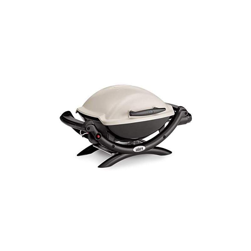 Weber Q1000 Gasgrill, 43 x 32 cm, Titan (50060079)