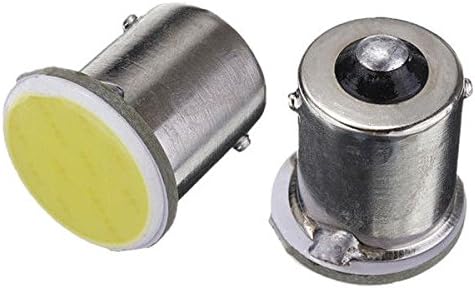 MSA Car 1156 BA15S 382 P21W 12 COB SMD LED 2W X2 Turn Tail Backup Reverse Light Bulb UK (Bright White)