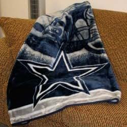 Amazon.com : Dallas Cowboys Helmet Royal Plush Blanket ...