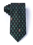 Sasquatch Spotted Black Microfiber Tie