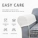 Hanhao Armrest Cover Ultra Thick and Soft Spandex Stretch Pixel Arm Cover for Recliners Sofas Chairs Loveseats Elastic Anti Slip Furniture Armrest Protector for Couch Set of 2 (Stone White)