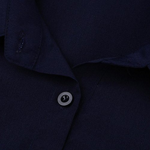 image for Leedford Women Casual Blouses,Women's Loose Solid Long Sleeve T Shirt 