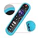 [2-Pack] AKWOX Replacement TCL Roku RC280 Remote Case - Light Weight [Anti Slip] Silicone Shockproof Protective Cover Case Only for Roku 3600R / TCL Roku RC280 TV Remote with Lanyard (Blue)