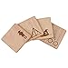 Harry Potter Wood Coasters, Harry Potter Gifts for Women, Harry Potter Birthday Gifts, Harry Potter Set of 4, Harry Potter Decor, Harry Potter Party Decorations, Harry Potter Party Decor