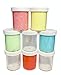 Slime Storage Jars 4 oz - (Available in 8 and 15 Packs) - Clear All Purpose containers - for All Glue Putty Making - Art, Craft and Hobby Storage containers … (8)
