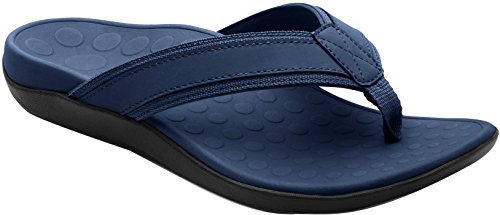 Vionic Men's Tide Toe Post Sandal Navy 11 M