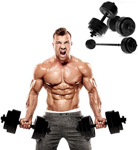 SVNA Dumbbell Men's Dumbbell Weights Choose PVC Adjustable Weight for Home Gym