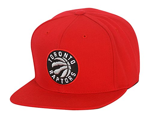 Toronto Raptors Mitchell & Ness NBA Current Wool Solid 2 Snapback Cap (Red)