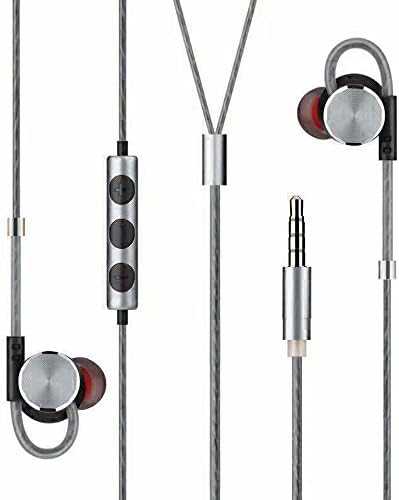 Thunder Emperor 3.5MM Premium Quality Earphone w/Mic, Remote and Carrying Case for Smart Phones, Android, Tablet and Other Compatible Devices