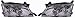 98-99 Toyota Avalon Headlights Headlamps Head Lights Lamps Pair Set