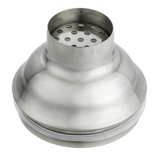 Xavax Cocktail-Shaker (Cocktail-Mixer aus Glas mit Edelstahl Aufsatz, Cocktailrezepten, Bar Set mit 400ml Füllmenge, Silikon-Ring, 4cl Messbecher-Deckel und Dosier-Sieb) transparent – Bild 5