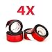 Bird Repellent 4 Pack 800 Ft Bird Deterrent Double Sided Reflective Scare Tape Bird Ribbon to Keep Property Effective Away from for Woodpeckers, Pigeons, Grackles and More