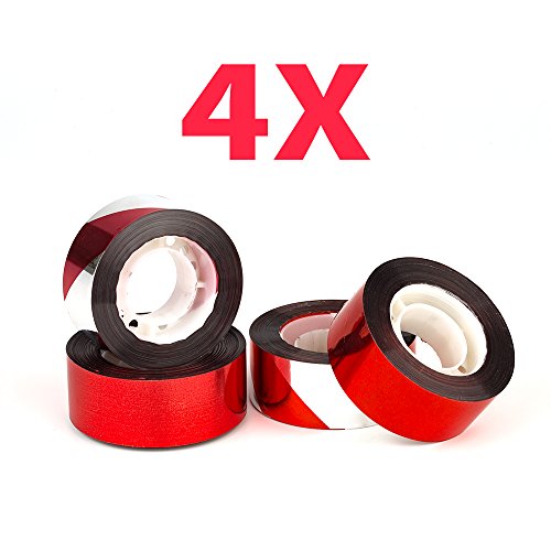 Bird Repellent Bird Scare Tape Double Sided Bird Tape To Keep Away from your Property Effective Bird Deterrent Tape for Woodpeckers,Pigeons,Grackles and More, 4 Packs Bird Repeller