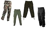 Military Men's 100% Cotton Rip Stop BDU Cargo Pants, Made in USA