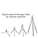 Phone Camera Tripod, UBeesize Compact Aluminum Tripod with Wireless Shutter Remote and Universal Phone Mount, Lightweight Small Portable Tripod Stand Holder for Camera, Compatible iPhone