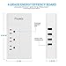 Voltage Converter Travel Universal Power Adapter 1875W Step Down 220V to 110V with 4 Smart USB Charging Ports Inner Cooling Design Without Any Noise Powerjc