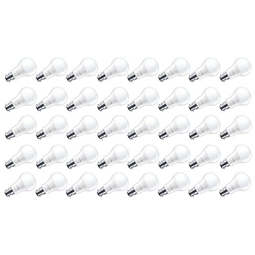 Philips Corepro LED 13 W (100 W) A60, B22 Bayonet Cap, Bulb, Warm White, Non Dimmable, Frosted - Pack of 40