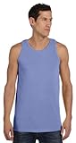 Authentic Pigment 1976 Pigment-Dyed Cotton Tank-Periwinkle-X-Large