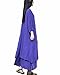 ZANZEA Women Vintage V Neck Irregular Two Layer Loose Cotton Linen Long Dress Blue XL