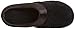 Isotoner Women's Microterry PillowStep Satin Cuff Clog Slippers, Black, 9.5-10 B(M) US