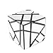 Magic Cube, Haip 3x3 Ghost Cube Puzzle Cube Magic Cube Silver (Base Holder/Bag Included)