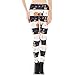 JOYHY Women's Plus Size High Waist Printed Leggings Pants Footless Tights