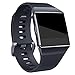Maledan Bands Compatible with Fitbit Ionic, Classic Replacement Accessory Wristbands for Fitbit Ionic Smart Watch, Charcoal, Large