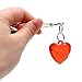 Nipple Clamps Heart Shape Adjustable Breast Labia Clips Clit Clamp, 1-Pair