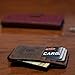 Money Clip Wallet, Card Holder, Keychain Bottle Openers, Slim Front Pocket, Brown