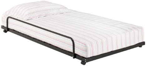 LPD Furniture Olivia Trundle Bed, Black