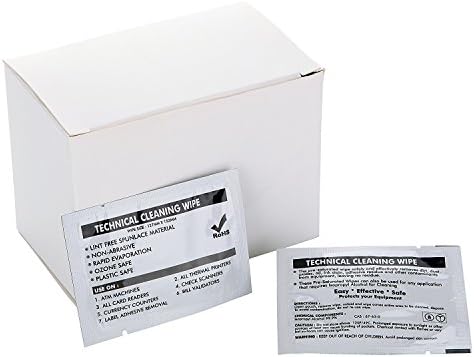 Cleanmo 99% Isopropyl Alcohol Electronics Cleaning Large Non Woven Wipe, for Electronics/Ink Remover/Pint Head Cleaning,Pack of 40 Individual Wrapped Pad