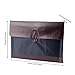 Oak-Pine Vintage Portable PU Leather with Oxford Cloth A4 File Folder Multi-Pocket Document Wallet Paper Holder Files Record Bag Business Handbag Storage Organizer Briefcase