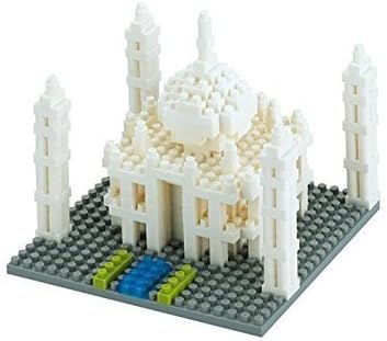World Architecture Series India Taj Mahal Building Mini Blocks Toy Building Blocks Mini Figure Nano Blocks Mini Figure Diamond Building Set DIY (with ? FREE Brick Separator)