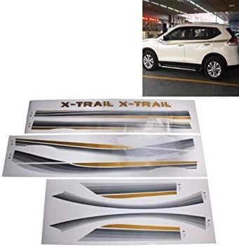 Bloomerang 3 PCS SUV Body Decorative Strip Brand Car Streamline Shining Sticker for Honda CRV Nissarl X-Trail/Qashqai/Murano Series