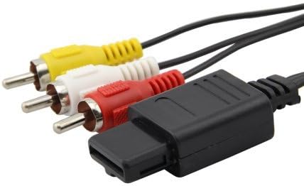 Misswonder 6FT AV Video Audio Cable For Nintendo Gamecube SNES GC N64 Cord by Misswonder