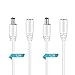 LANMU DC Power Extension Cable (12ft, 2-Pack)