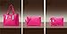Women Pu Leather Weave Handbag Purse Bag Set 3 Pieces Tote Bag Set Shoulder Bags Big Capacity SILI
